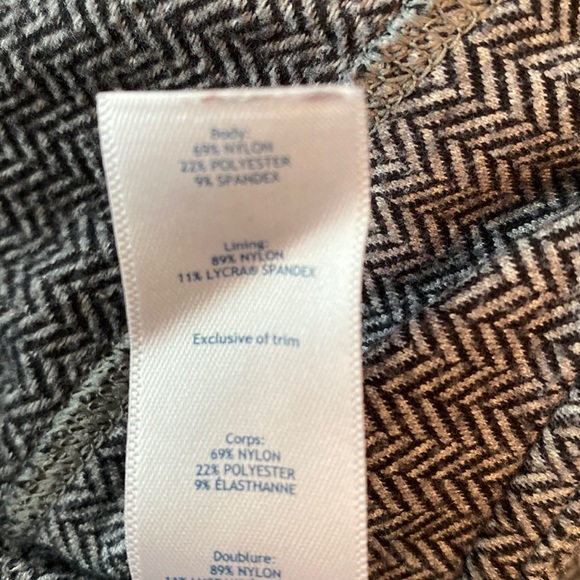 Ivivva Lululemon Rythmic tight size 10  Black grey Rhythmic Tights herringbone - Picture 5 of 9